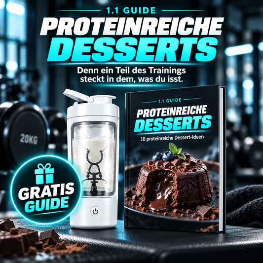 Guide enthält 10 leckere Dessert-Rezepte mit hohem Proteingehalt